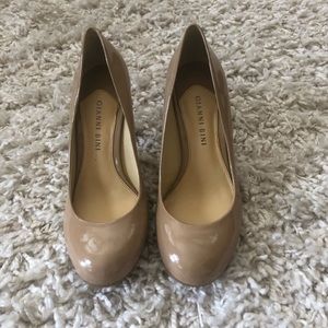 Gianni Bini patent leather pumps. Nude. Brand new.